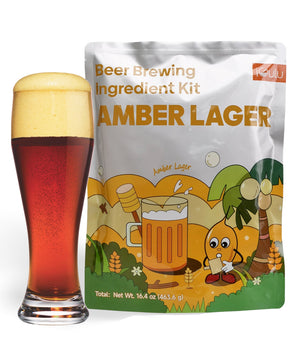iGulu Amber Lager Beer Brewing Ingredient Kit