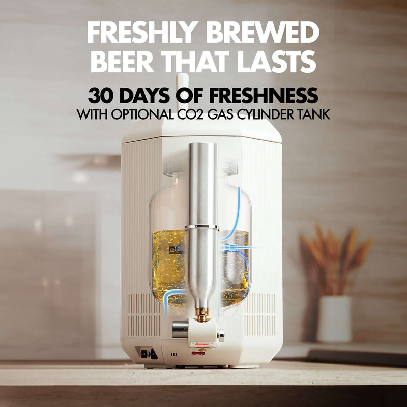 iGulu F1 Cyber Week Flagship Home Brewer Master Bundle with CO2 gas tank for 30 days of freshness