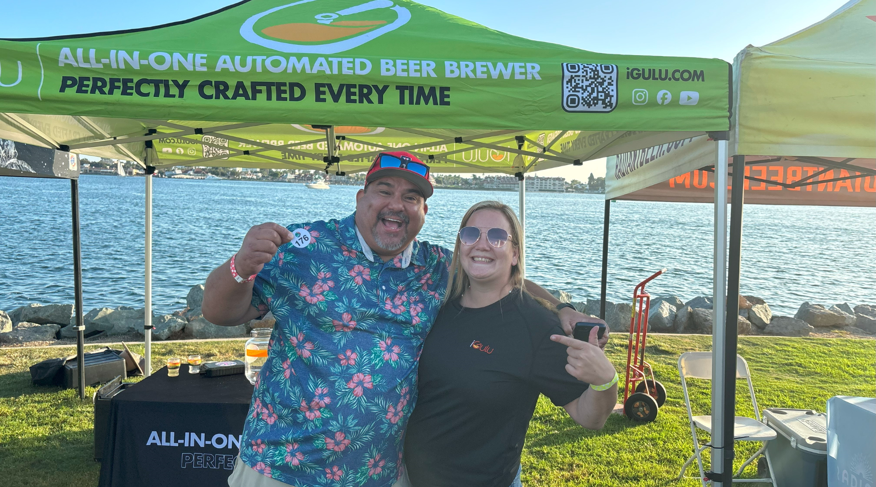 Image of Raffle Winner at Rare & Wild Beer Festival