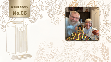 Steve’s journey in the 100 iGulu User Stories showing his four-machine iGulu brewing system and structured home brewing setup.