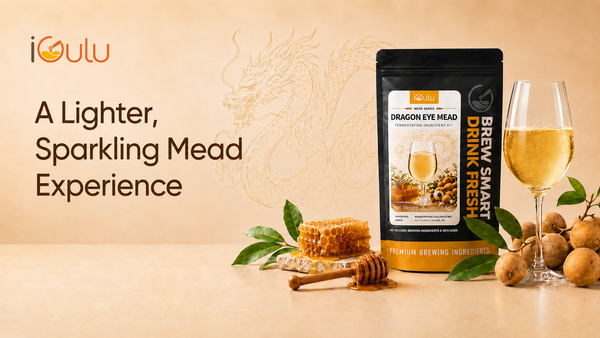 iGulu Dragon Eye Mead Kit: A Lighter, Sparkling Mead Experience