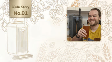 David Armstrong using the iGulu S1 as part of his homebrewing routine