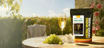 white wine brewing at home