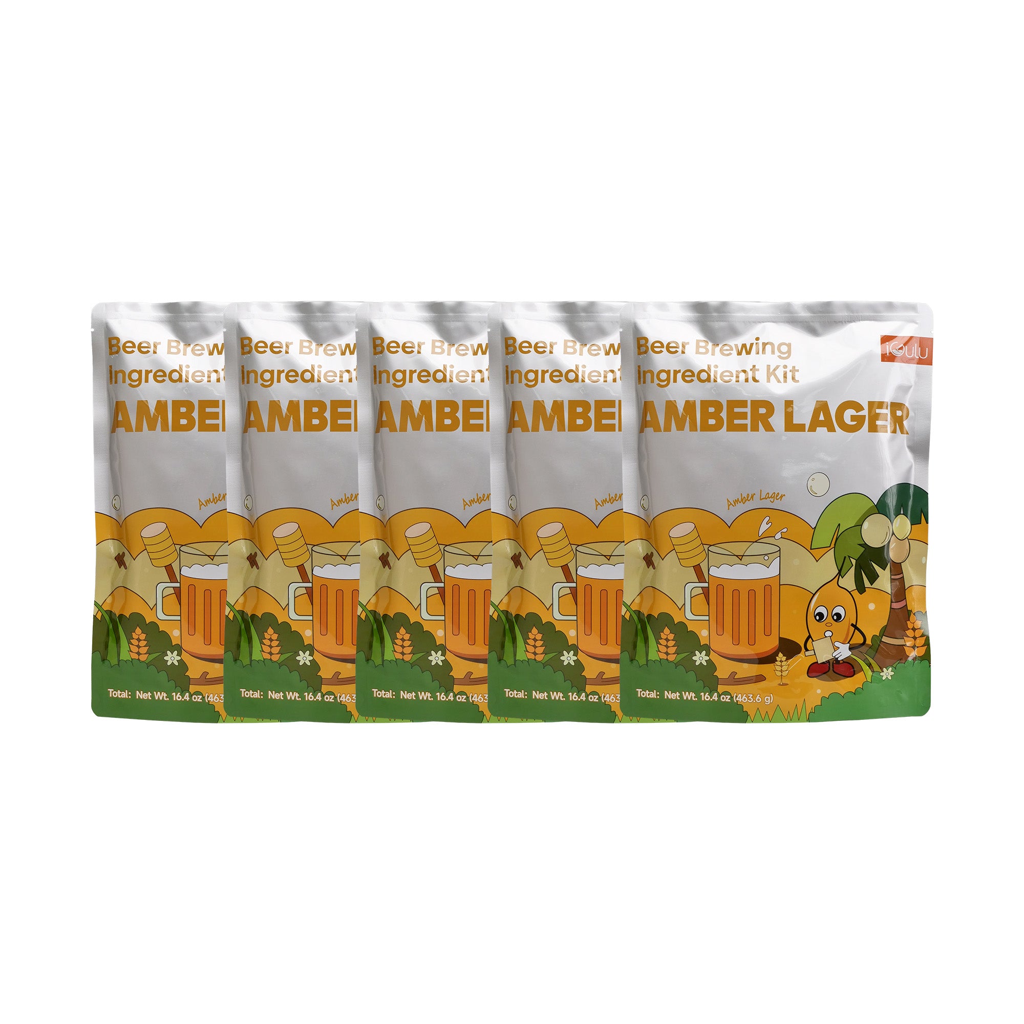 Brew Monkey ® Blond Beer Making Kit Basic Kit 5L 6.4% VOL. Home Brewing Kit Men - Foto 7