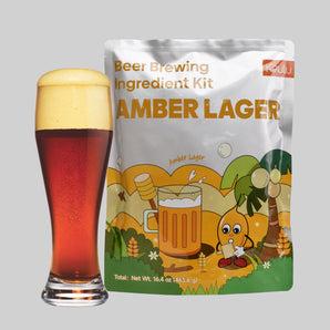 Kit de ingredientes para elaborar cerveza Amber Lager