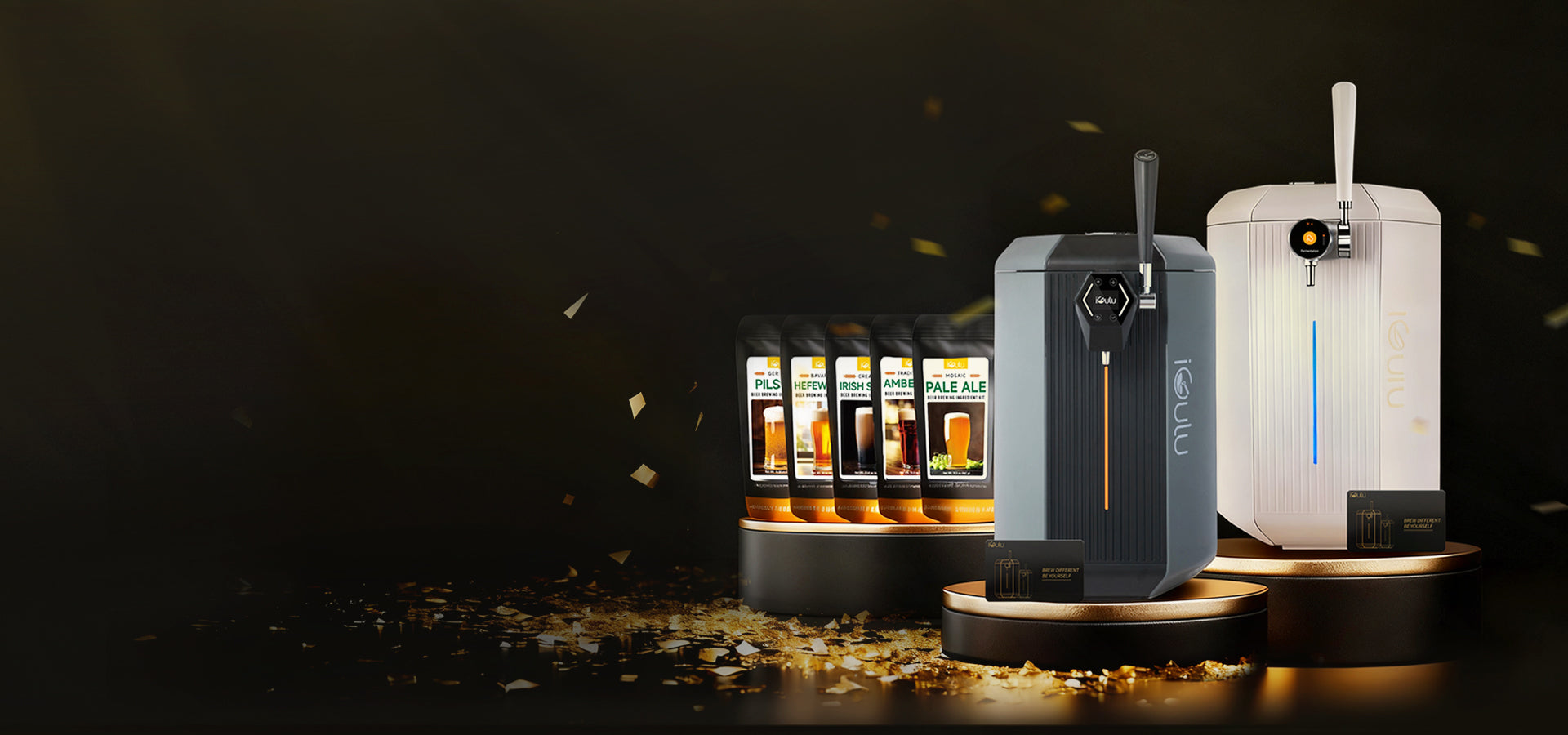 Black Friday igulu promotion on stands with a dark backgroundslider_item_jT9i4A