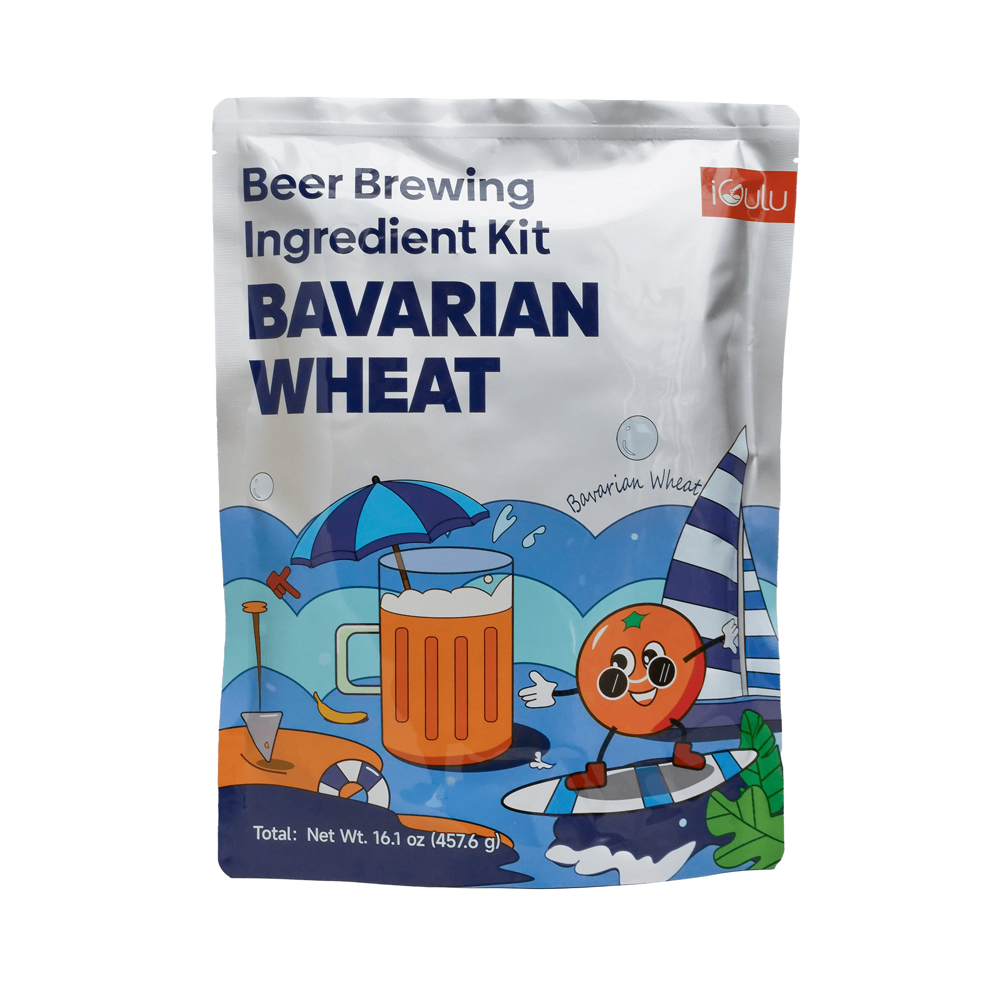 Kit de ingredientes para la elaboración de cerveza de trigo bávara