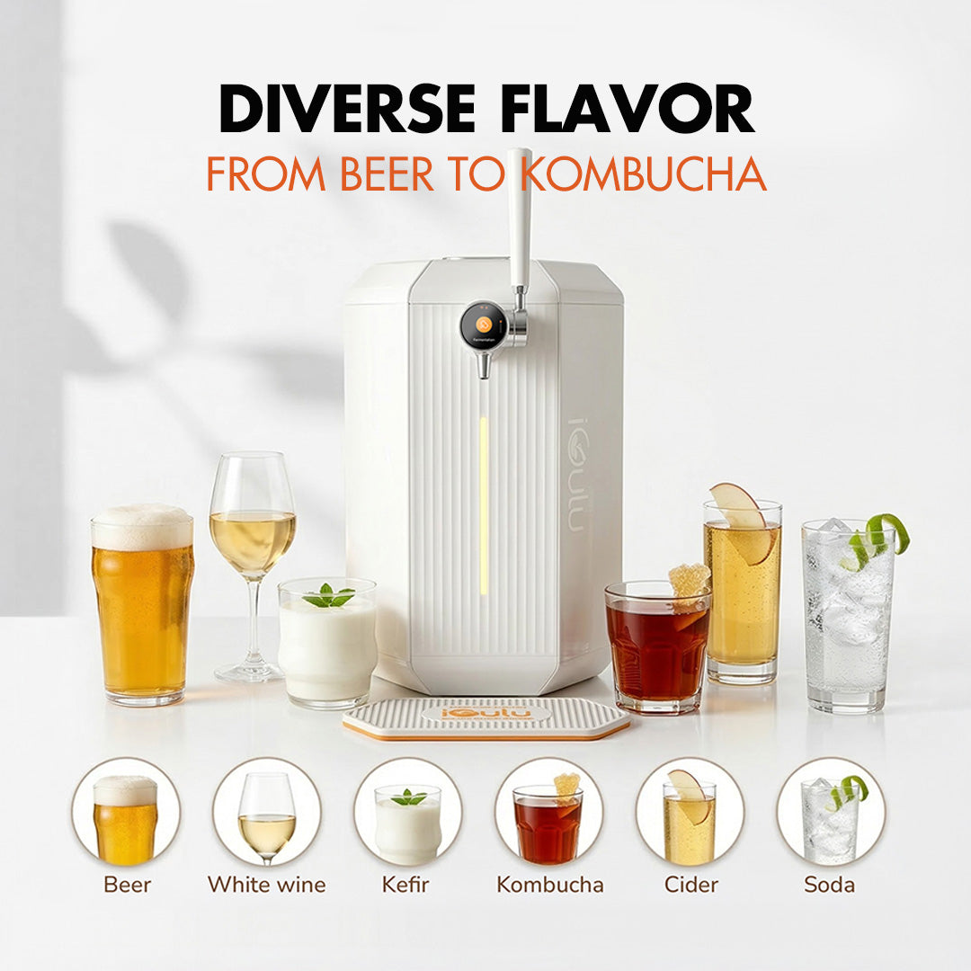 iGulu F1 Smart All-in-One Home Brewer – Beer, Cider, Kombucha & More