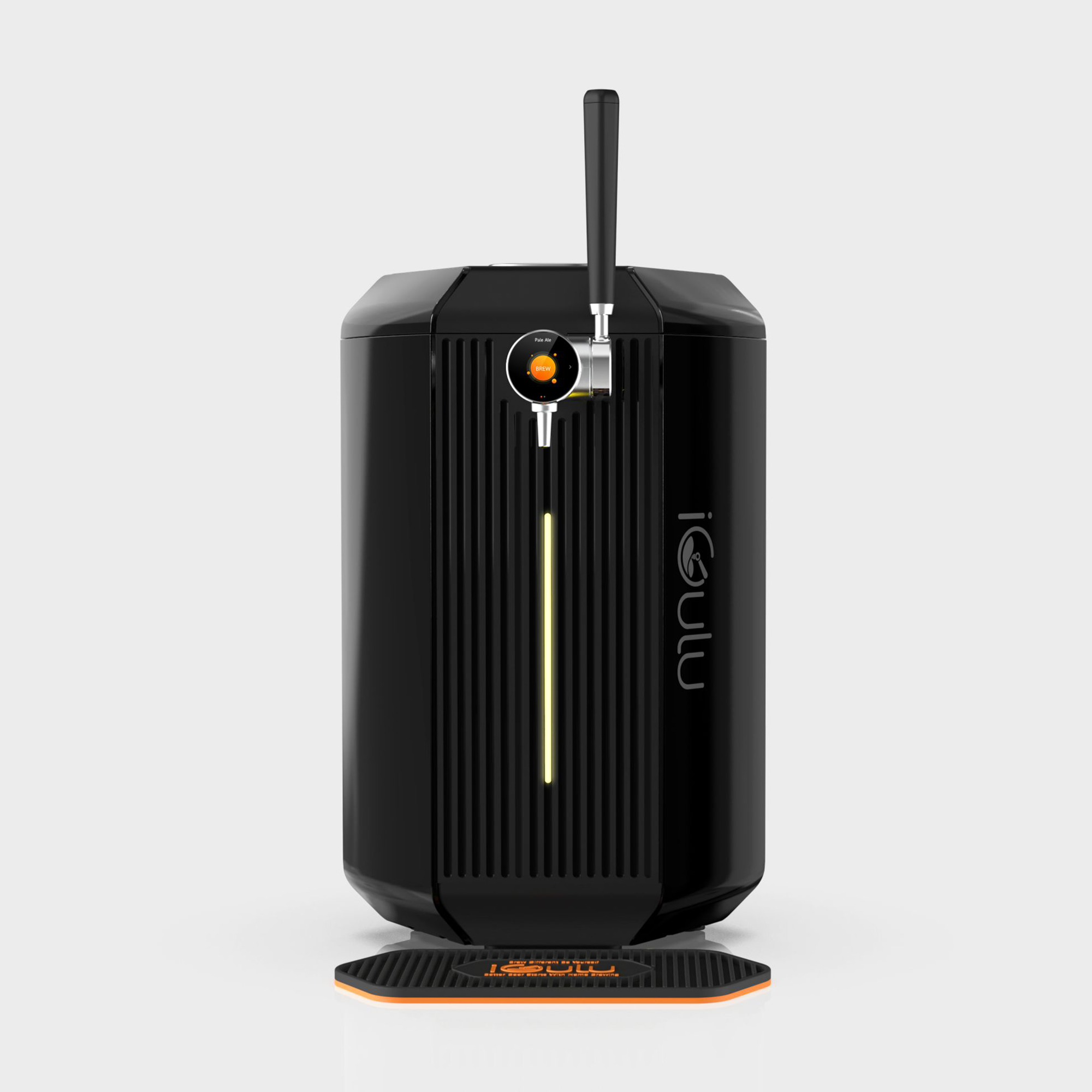 black machine front view