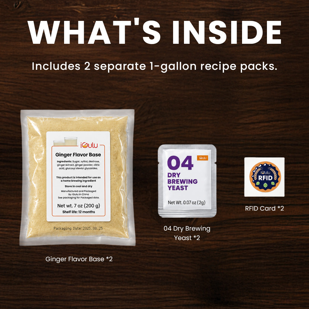 iGulu Original Ginger Beer Ingredient Kit