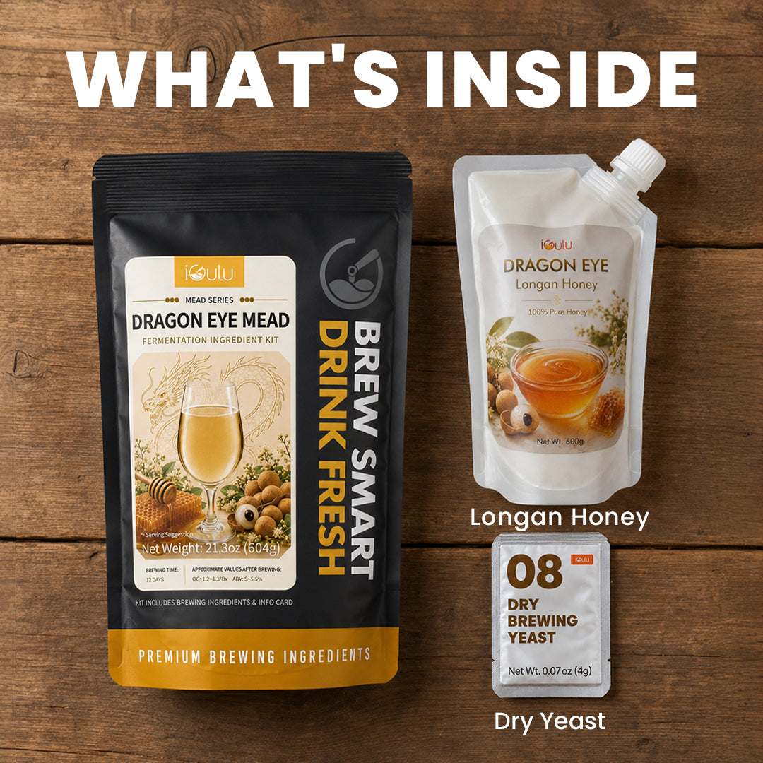 iGulu Dragon Eye Mead Fermentation Ingredient Kit