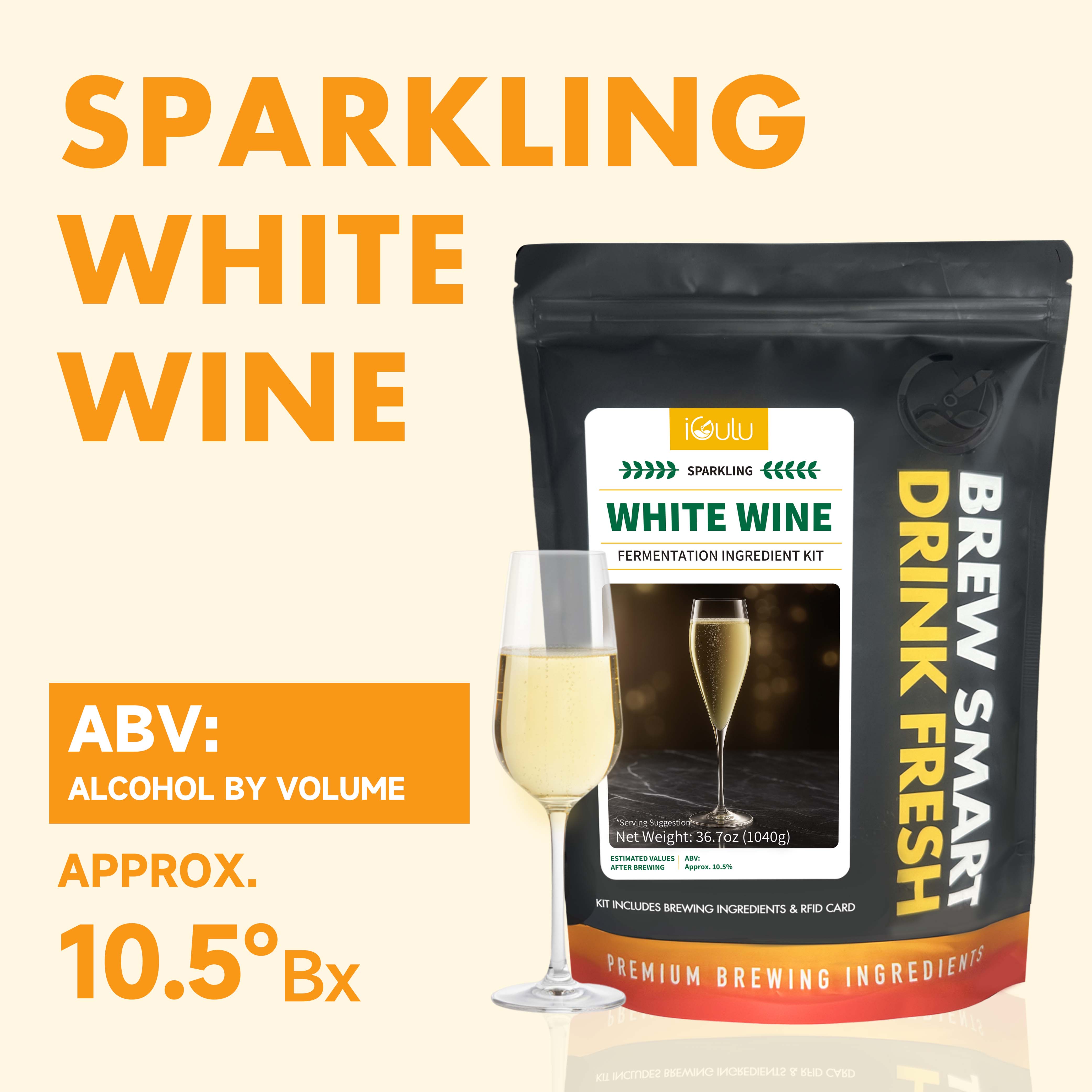 iGulu Sparkling White Wine Brewing Ingredient Kit