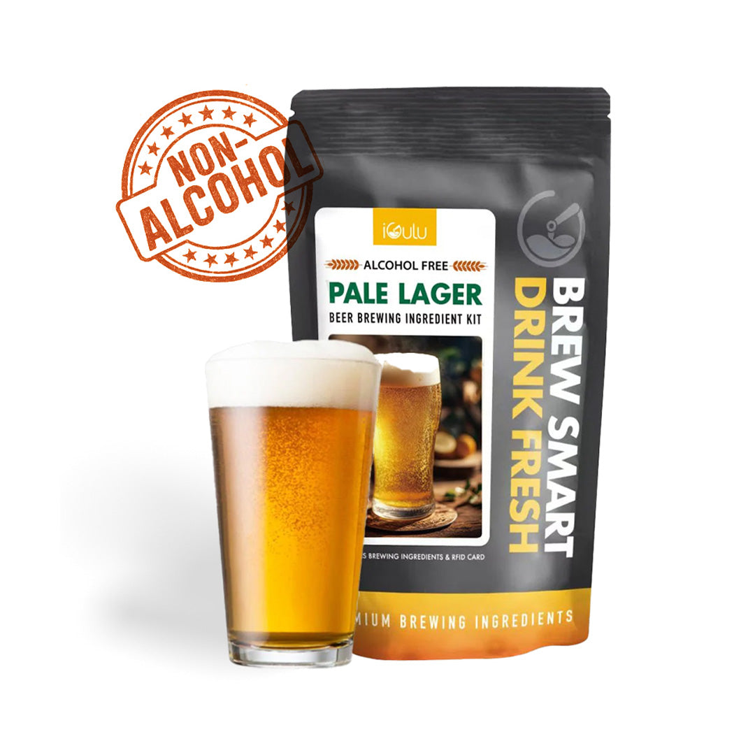 iGulu Alcohol Free Pale Lager Brewing Ingredient Kit
