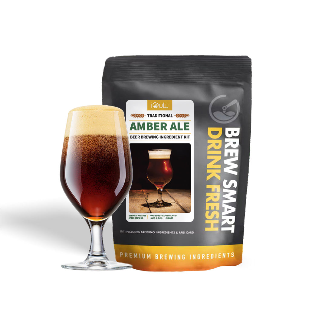 Kit d'ingrédients pour le brassage de la bière ambrée traditionnelle iGulu