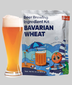 iGulu-Bavarian Wheat Hefeweizen Beer Brewing Ingredient Kit