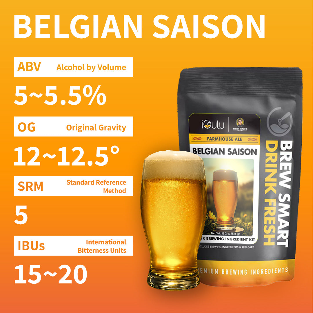 iGulu Belgian Saison Brewing Ingredient Kit