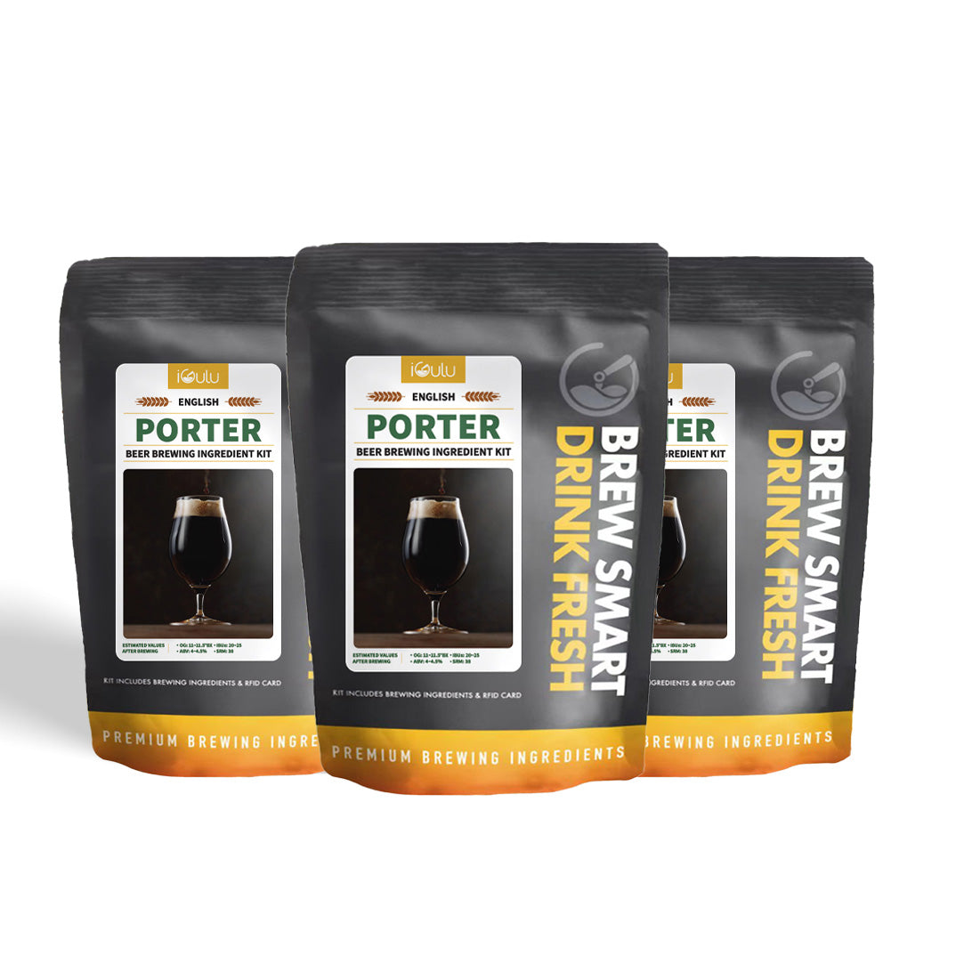 Kit d'ingrédients pour le brassage de la bière Porter anglaise iGulu