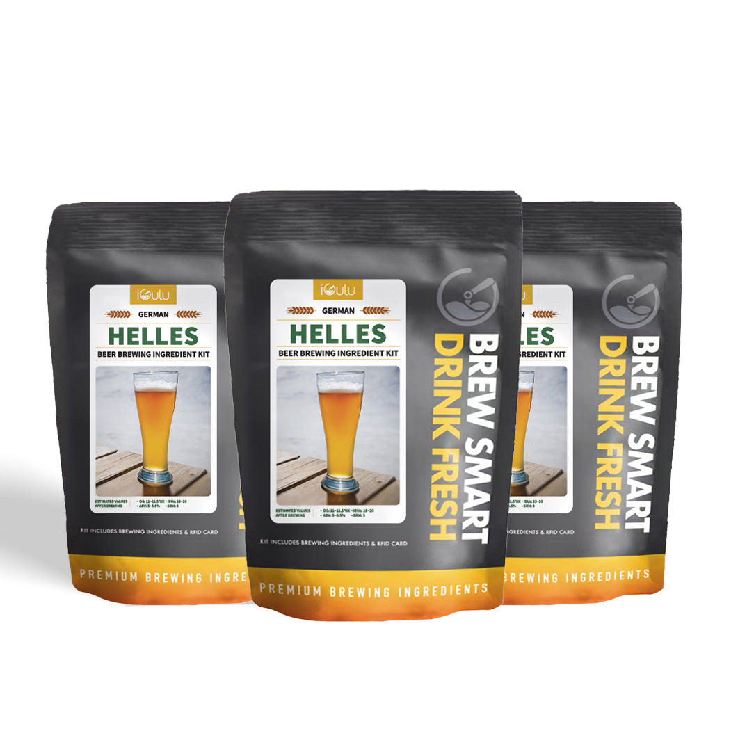 iGulu German Helles Beer Brewing Ingredient Kit