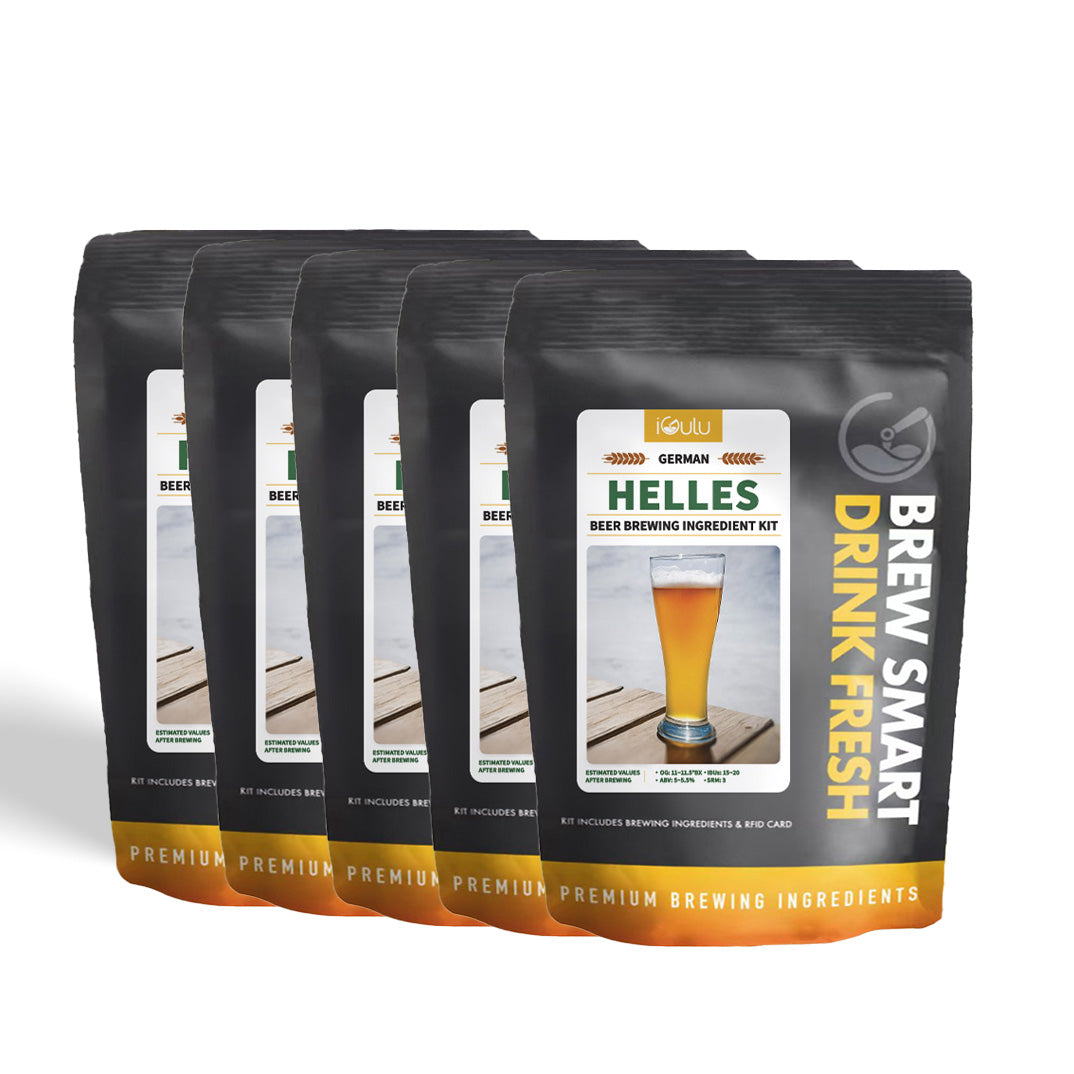 iGulu German Helles Beer Brewing Ingredient Kit