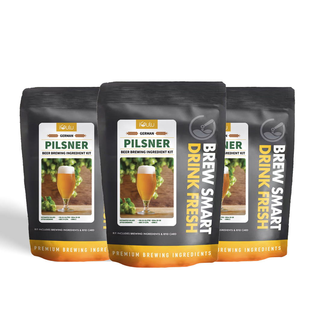 iGulu German Pilsner Beer Brewing Ingredient Kit