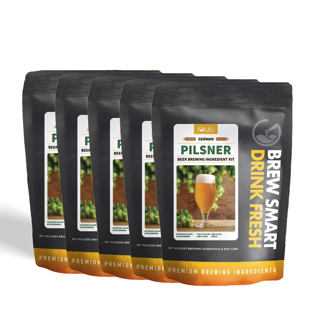 iGulu German Pilsner Beer Brewing Ingredient Kit