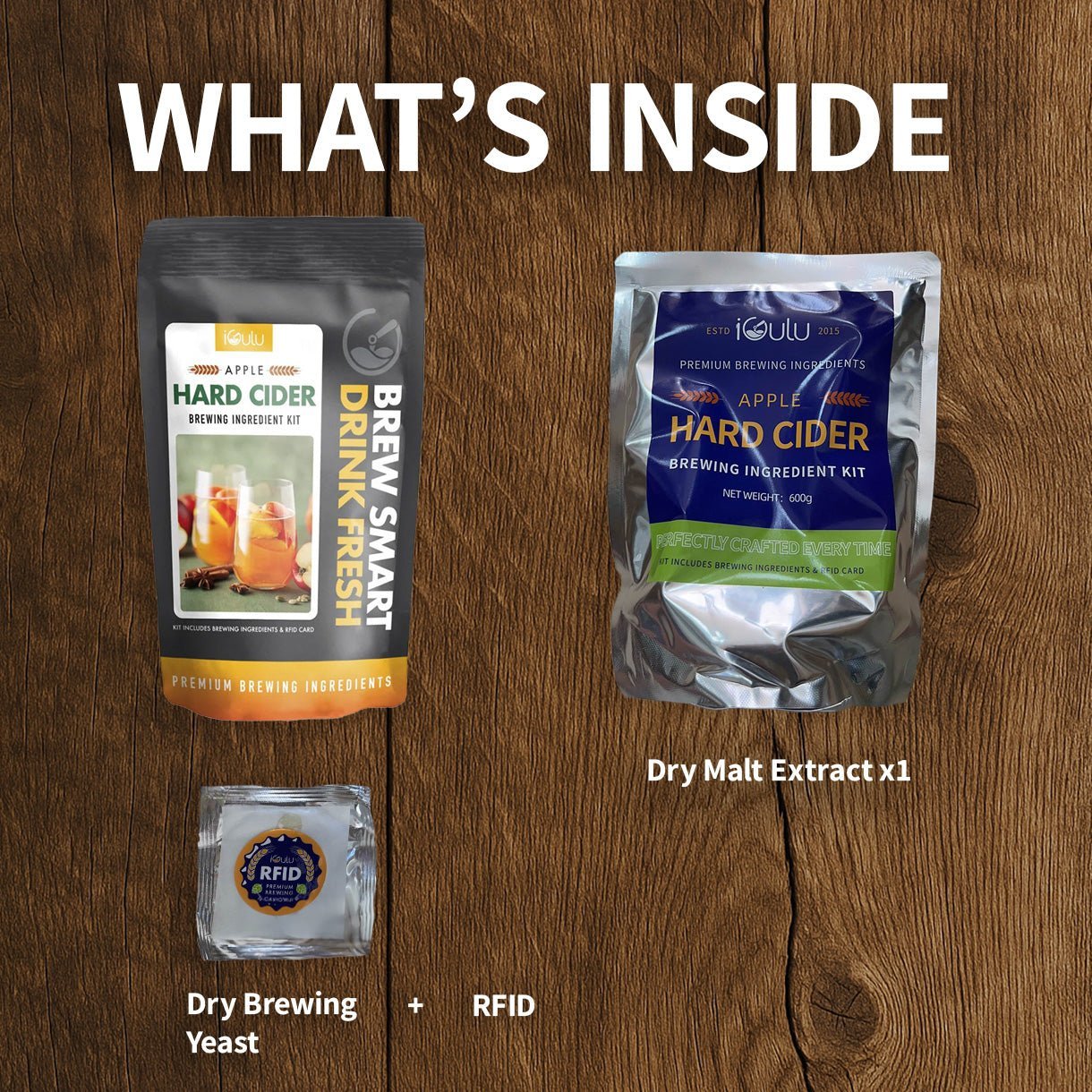 iGulu Apple Hard Cider Brewing Ingredient Kit - iGulu