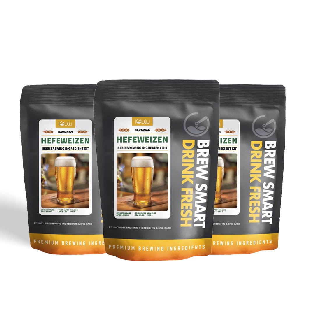 iGulu Bavarian Hefeweizen Wheat Beer Brewing Ingredient Kit - iGulu