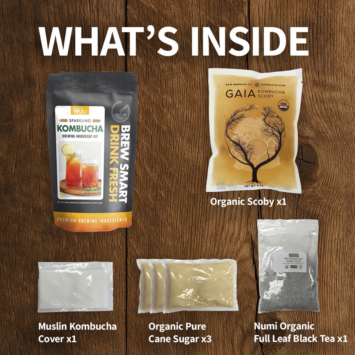 iGulu Kombucha Brewing Ingredient Kit - iGulu