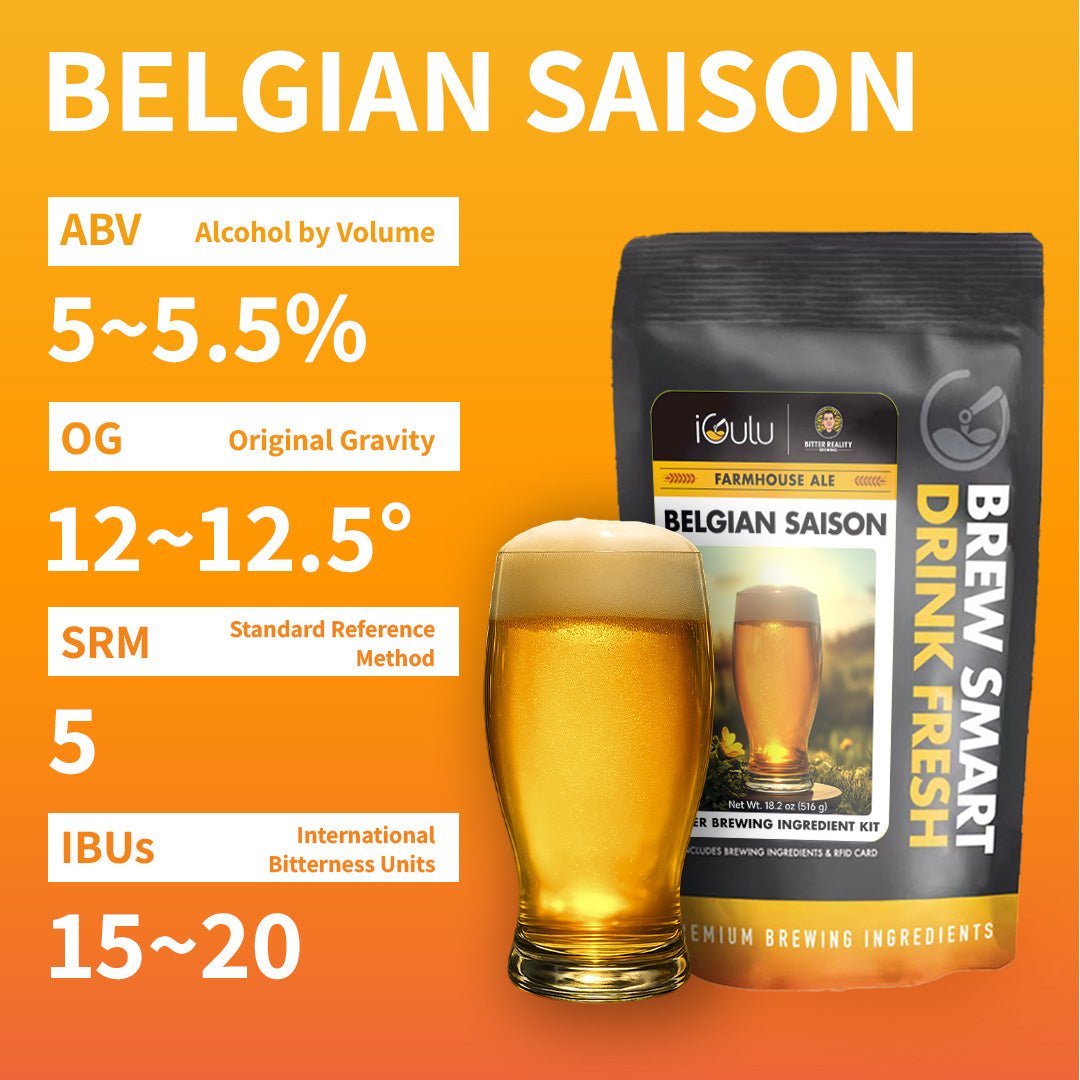 iGulu Belgian Saison Brewing Ingredient Kit - iGulu