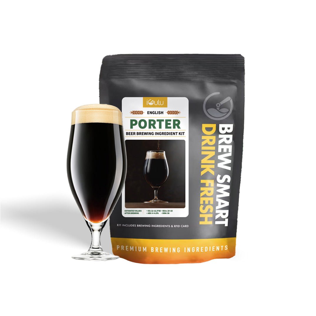 iGulu English Porter Beer Breing Ingredient Kit Subscription - iGulu