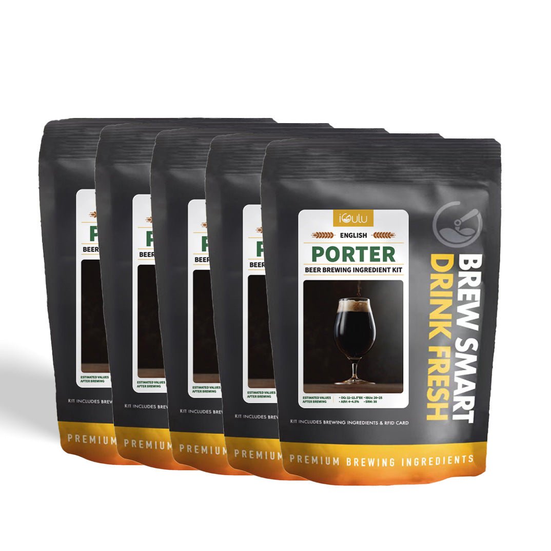 iGulu English Porter Beer Brewing Ingredient Kit - iGulu