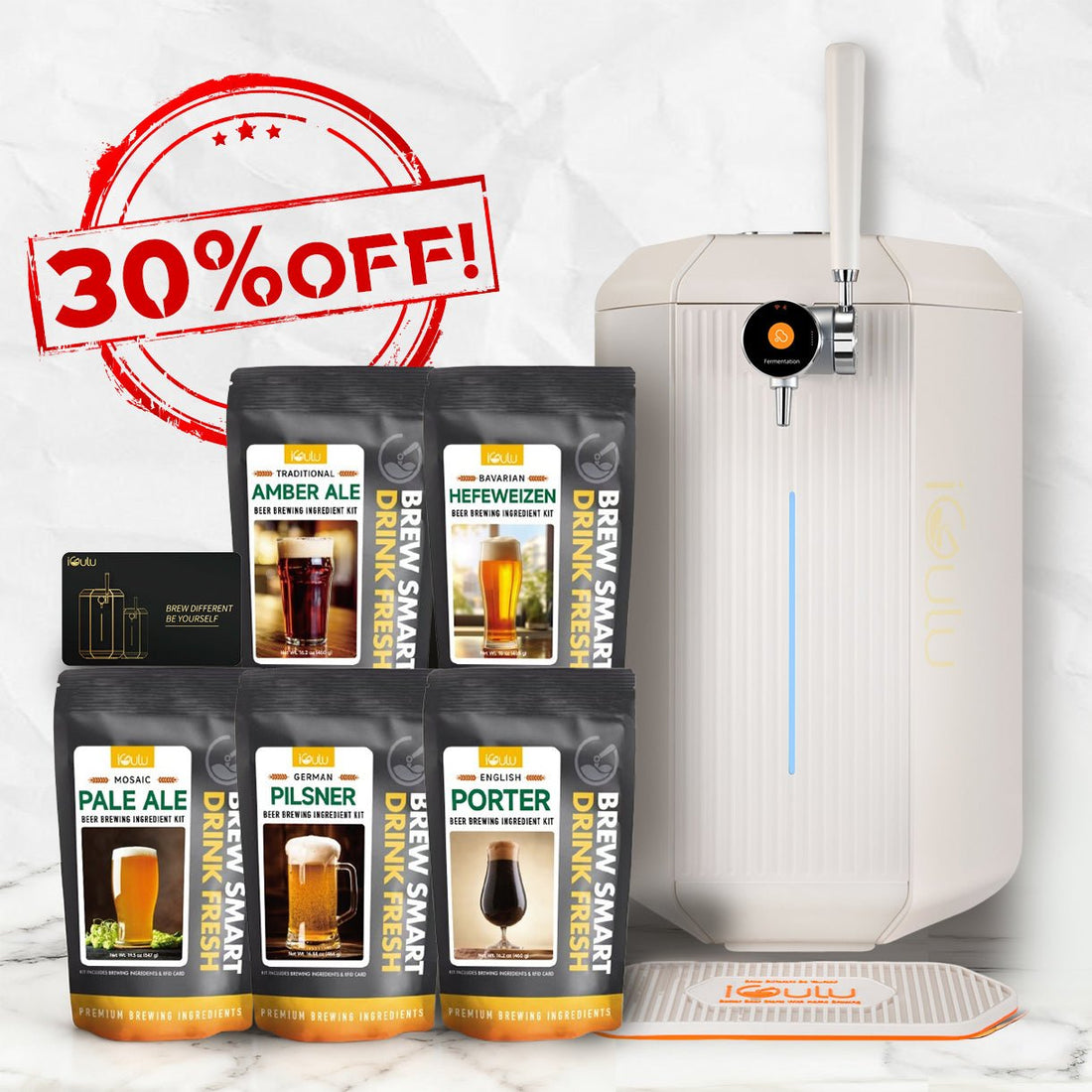 iGulu F1 Black Friday Flagship Home Brewer Master Bundle - iGulu