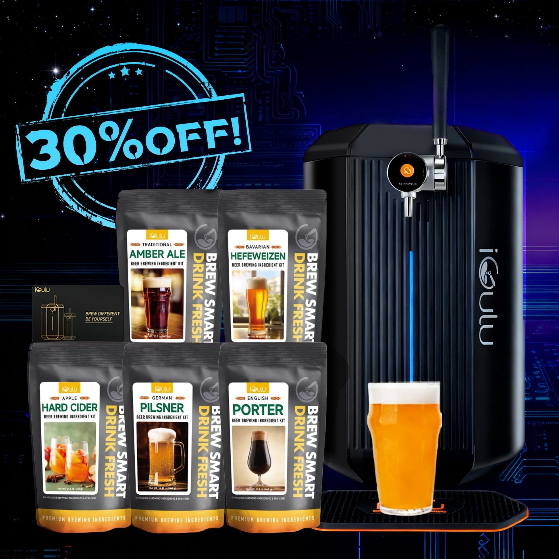 iGulu F1 Cyber Week Flagship Home Brewer Master Bundle - iGulu