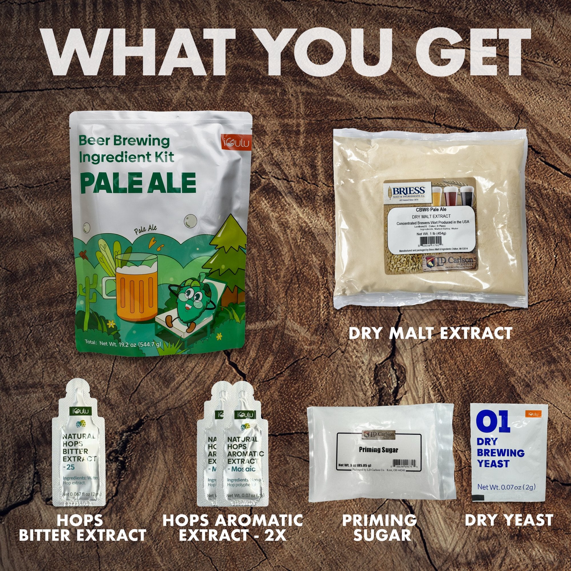 Pale Ale Beer Brewing Ingredient Kit - iGulu