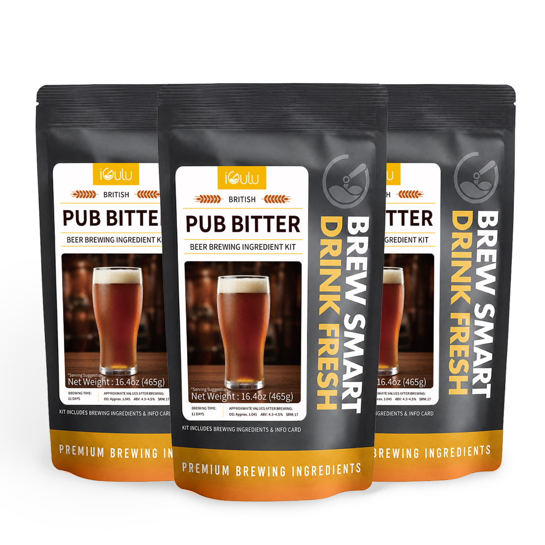 iGulu British Pub Bitter Beer Brewing Ingredient Kit