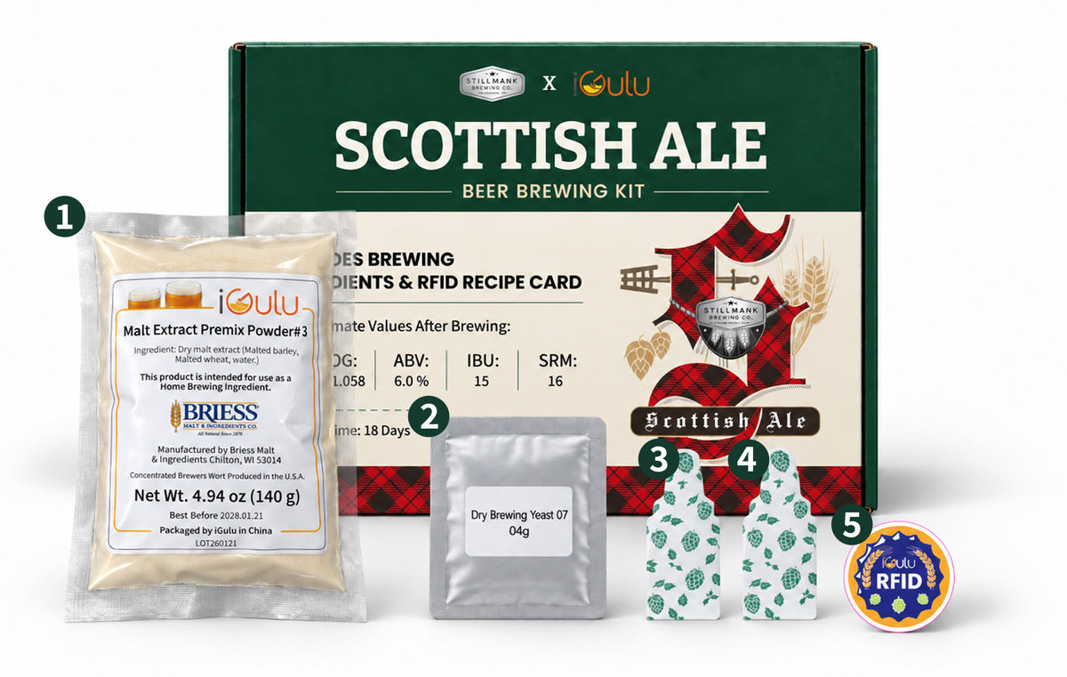 Mikkeller × iGulu Beer Geek Breakfast ingredient kit contents