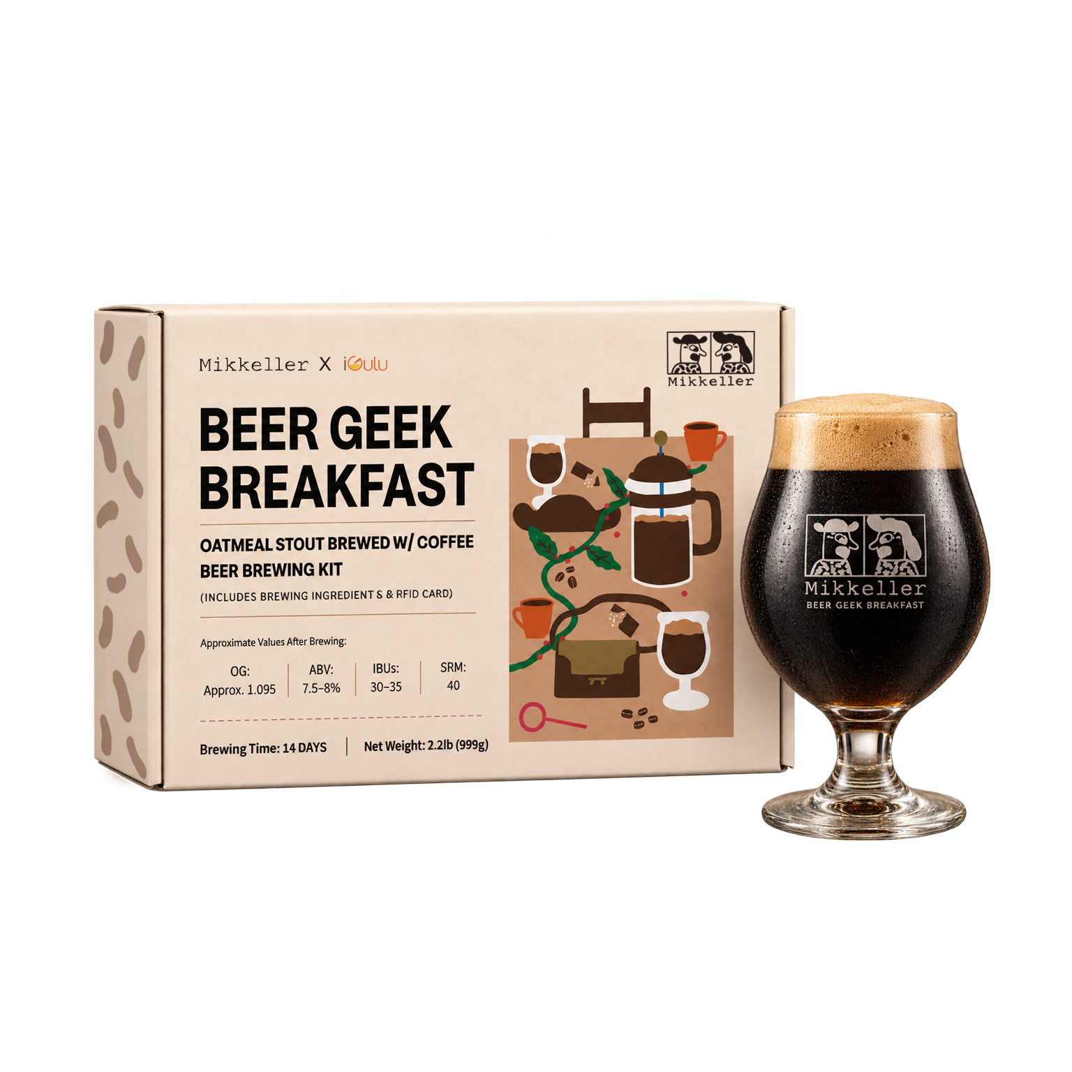 Mikkeller and iGulu Beer Geek Breakfast brewing kit