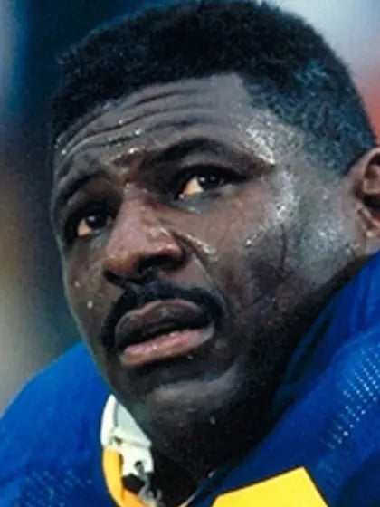 Jackie Slater in his Rams uniform, from his Pro Football Hall of Fame profile